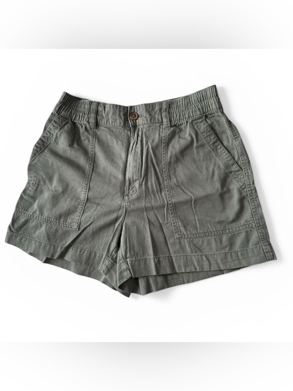 GAP Olive Utility Pull-On Shorts